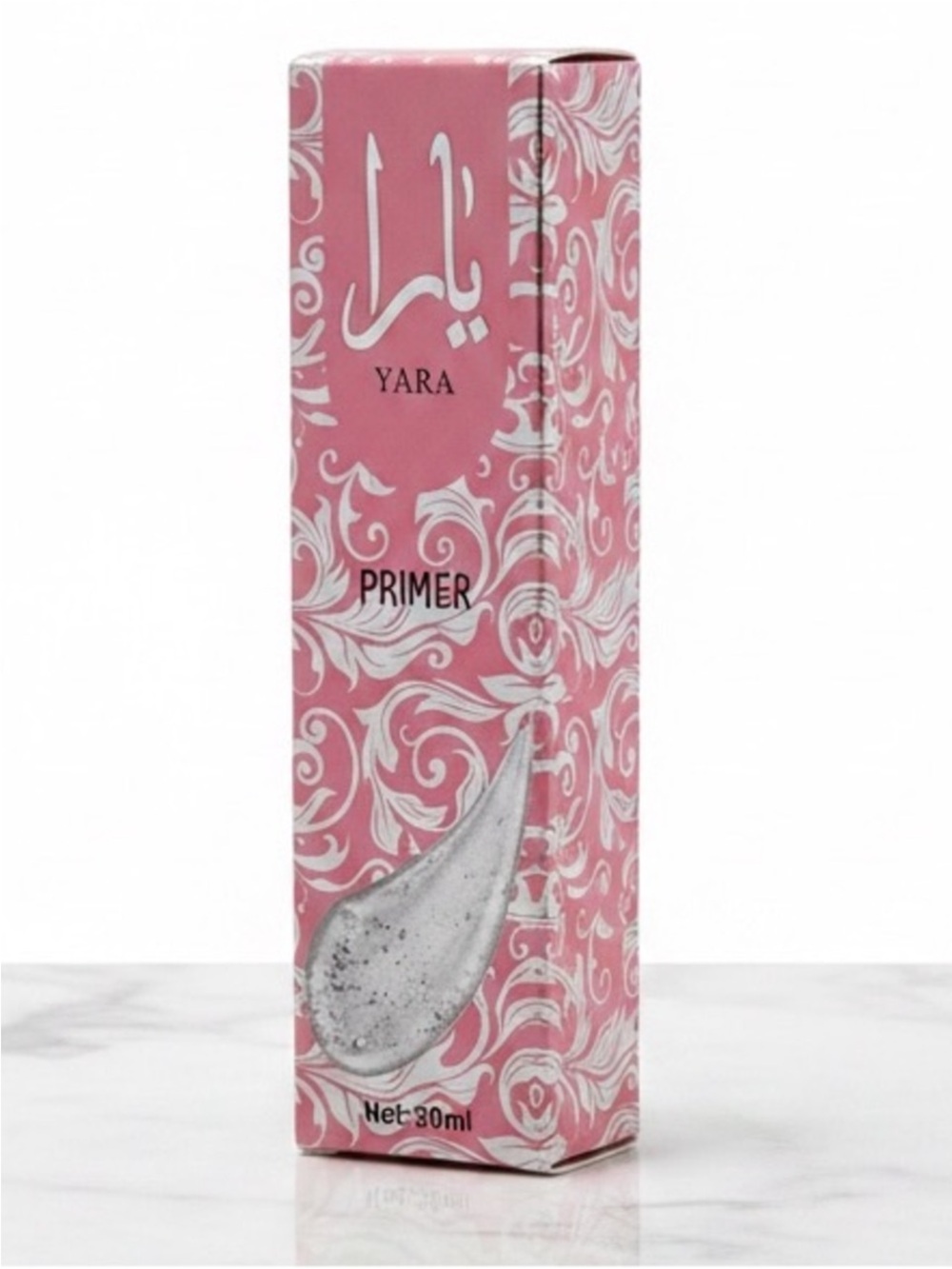 YARA Pink & Silver Facial Primer - Hydrating Makeup Base